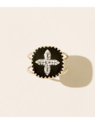 Bague Bowie 2 Noir Diamant