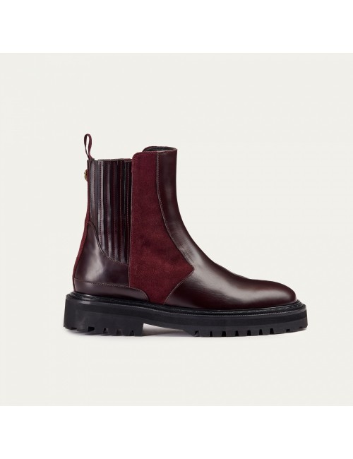 Chelsea Bottines Ziggy Bordeaux