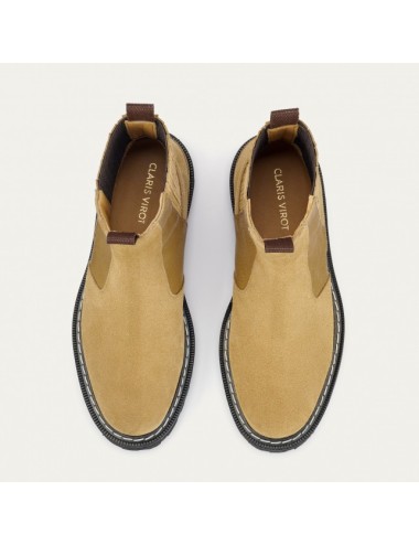 Chelsea Ziggy Boots Olive et Greige