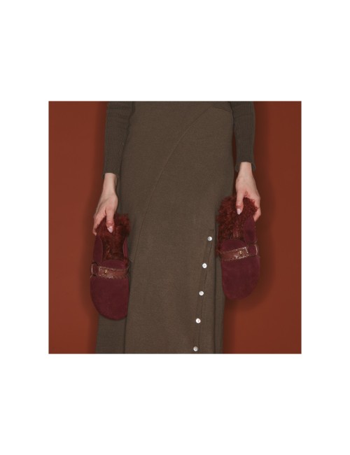 Georgette Mules Vin Chaud