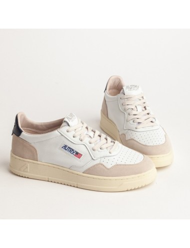 01 Low Leat Suede White Blue