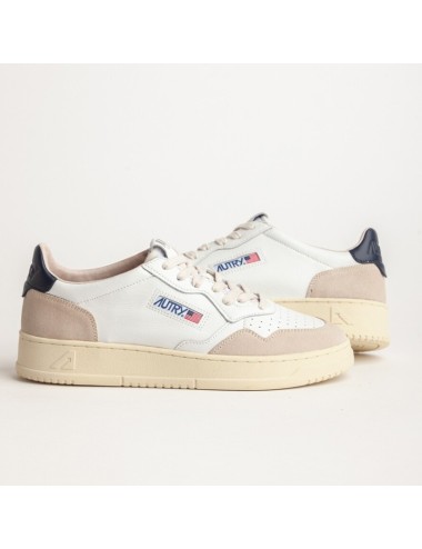 01 Low Leat Suede White Blue