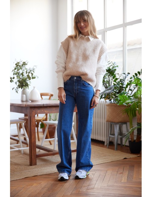 Hugh Jean Medium Indigo