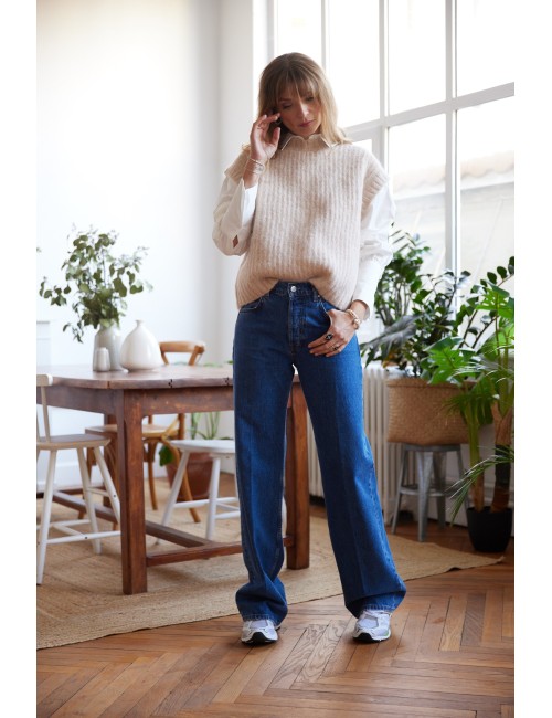 Hugh Jean Medium Indigo