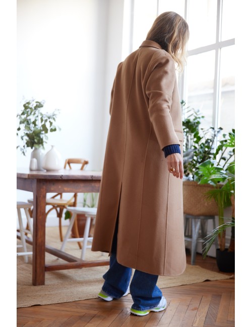 Quinn Coat Camel Cashmere Blend