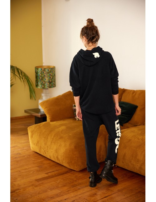 Superyumm Big Hoodie Deepspace Cream