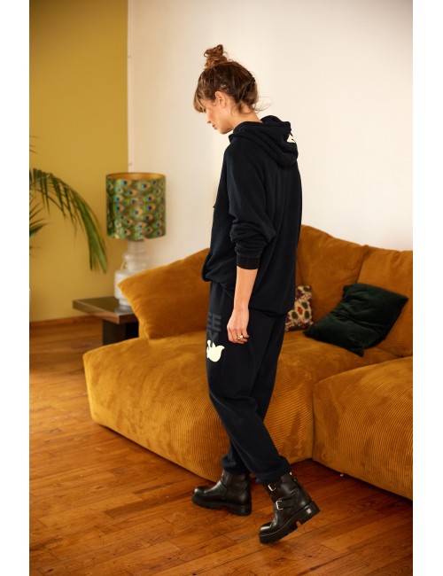 Superyumm Big Hoodie Deepspace Cream