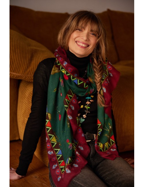 Scarf Teal Harmony
