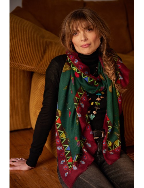 Scarf Teal Harmony