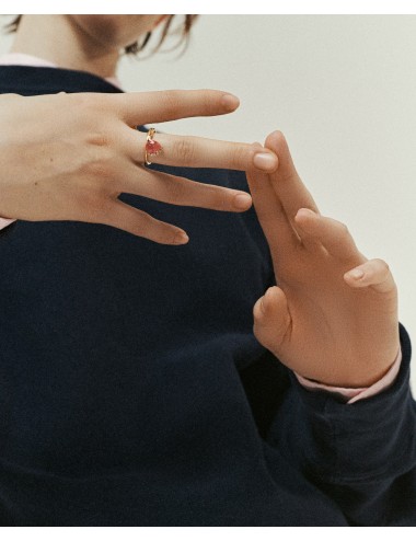 Sun2 Bague Tourmaline Rose