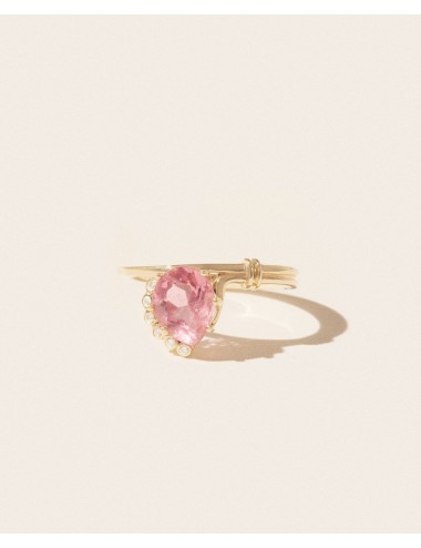 Sun2 Bague Tourmaline Rose