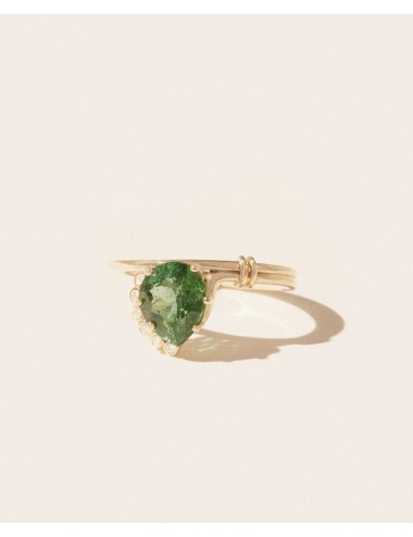 Sun 2 Bague Tourmaline Verte