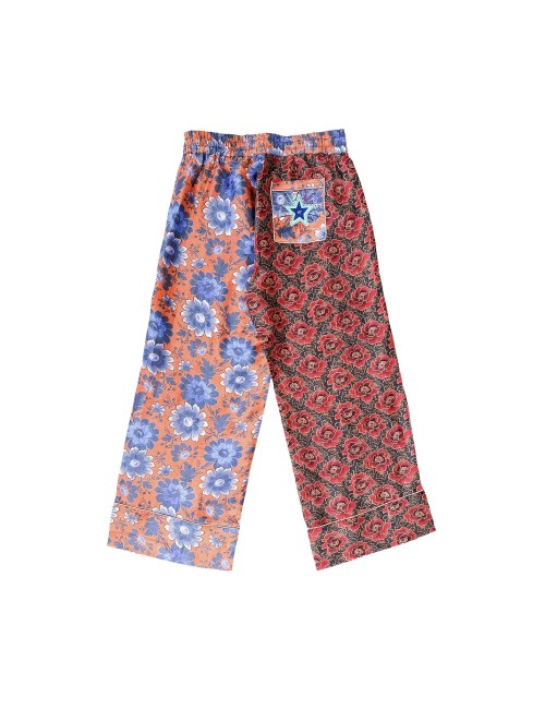 Patchwork Pant Blue