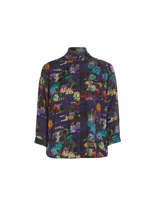 Lauren Blouse Blue Floral