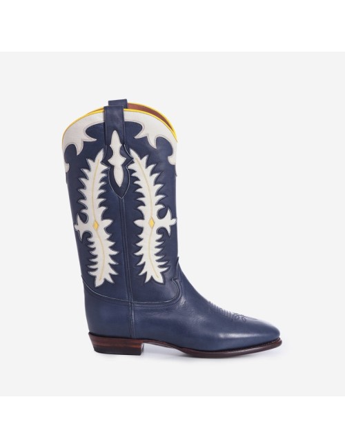 Midnight Texas Leather Dark Blue