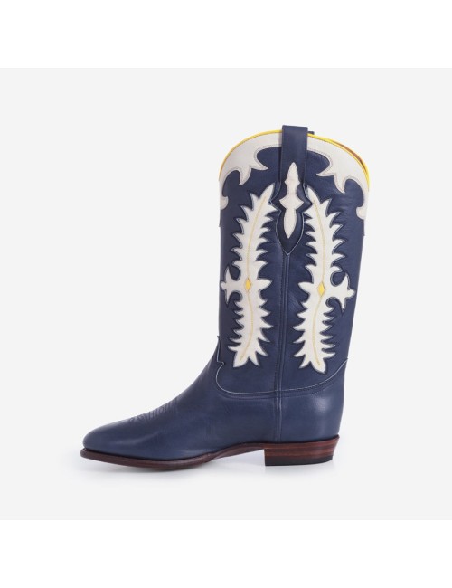 Midnight Texas Leather Dark Blue