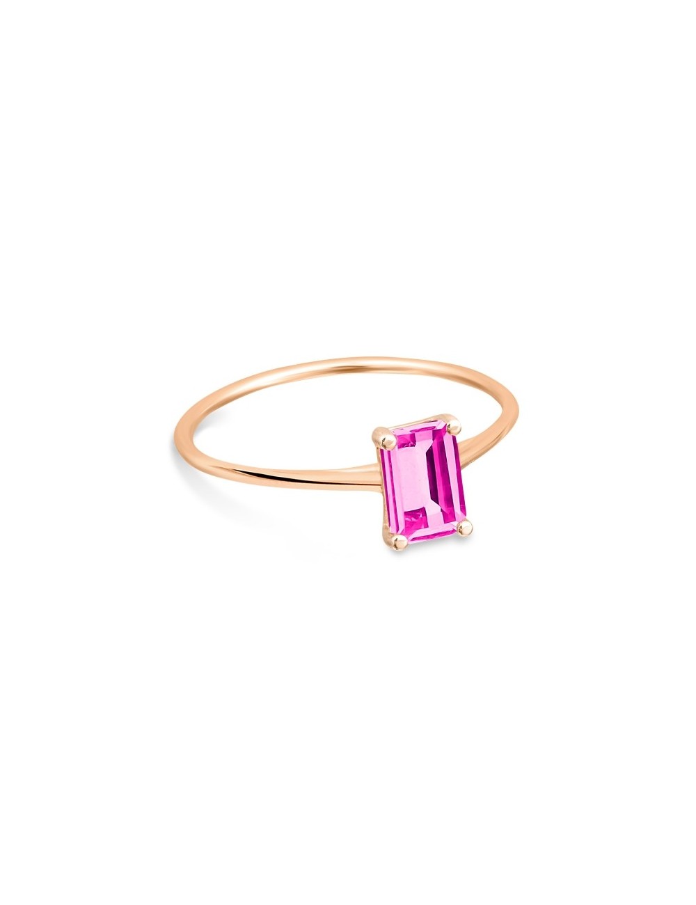 Mini Cocktail Pink Topaz Ring