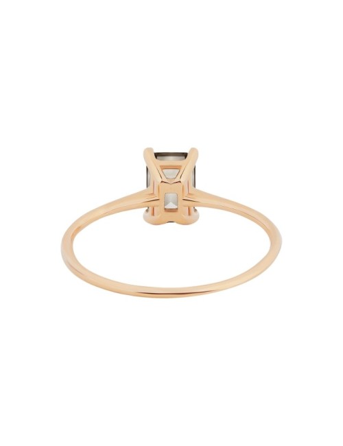 Mini Cocktail Smoky Quartz Ring