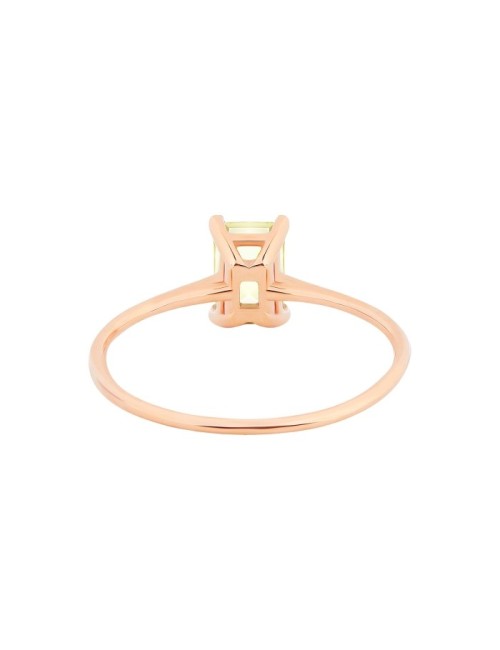 Mini Cocktail Lemon Quartz Ring