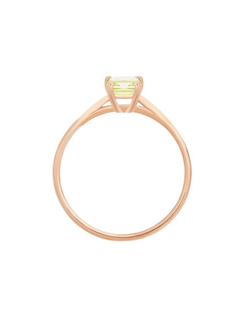 Mini Cocktail Lemon Quartz Ring