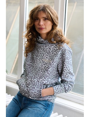 Leo Oversized Sweatshirt Hoodie Sauge
