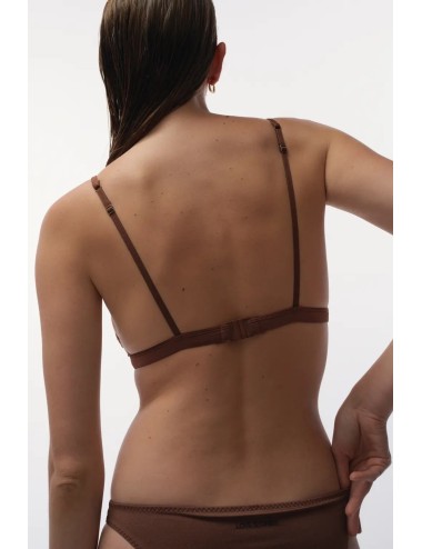 CARLY Marron, Haut de Maillot de bain