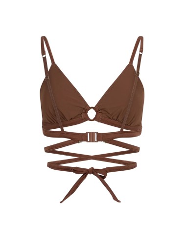 CARLY Marron, Haut de Maillot de bain