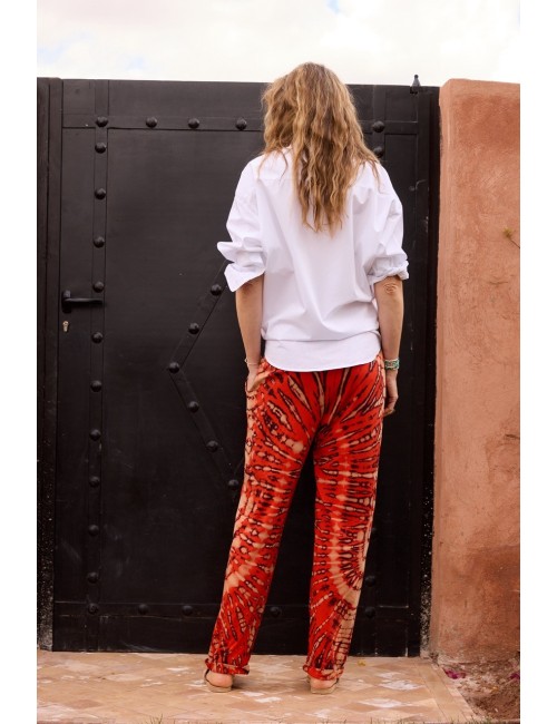 Pantalon EASY CUFF Tomato