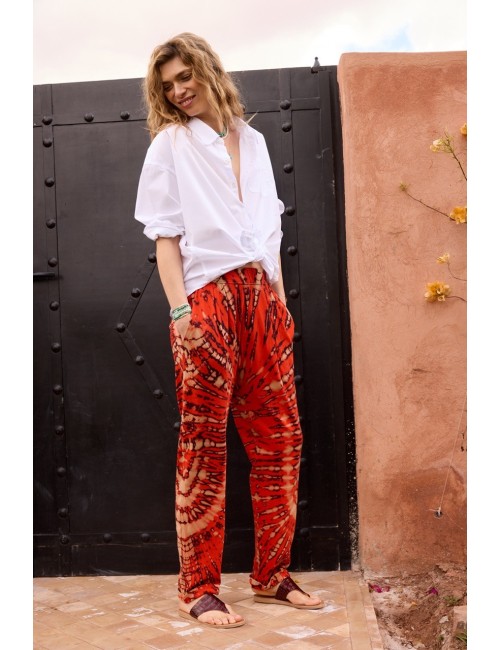 Pantalon EASY CUFF Tomato