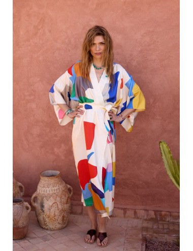 Kimono BIG COLOR Cream