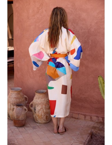 Kimono BIG COLOR Cream
