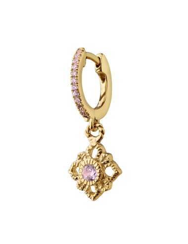 BO FLOWER MOON 7,5mm Saphir rose