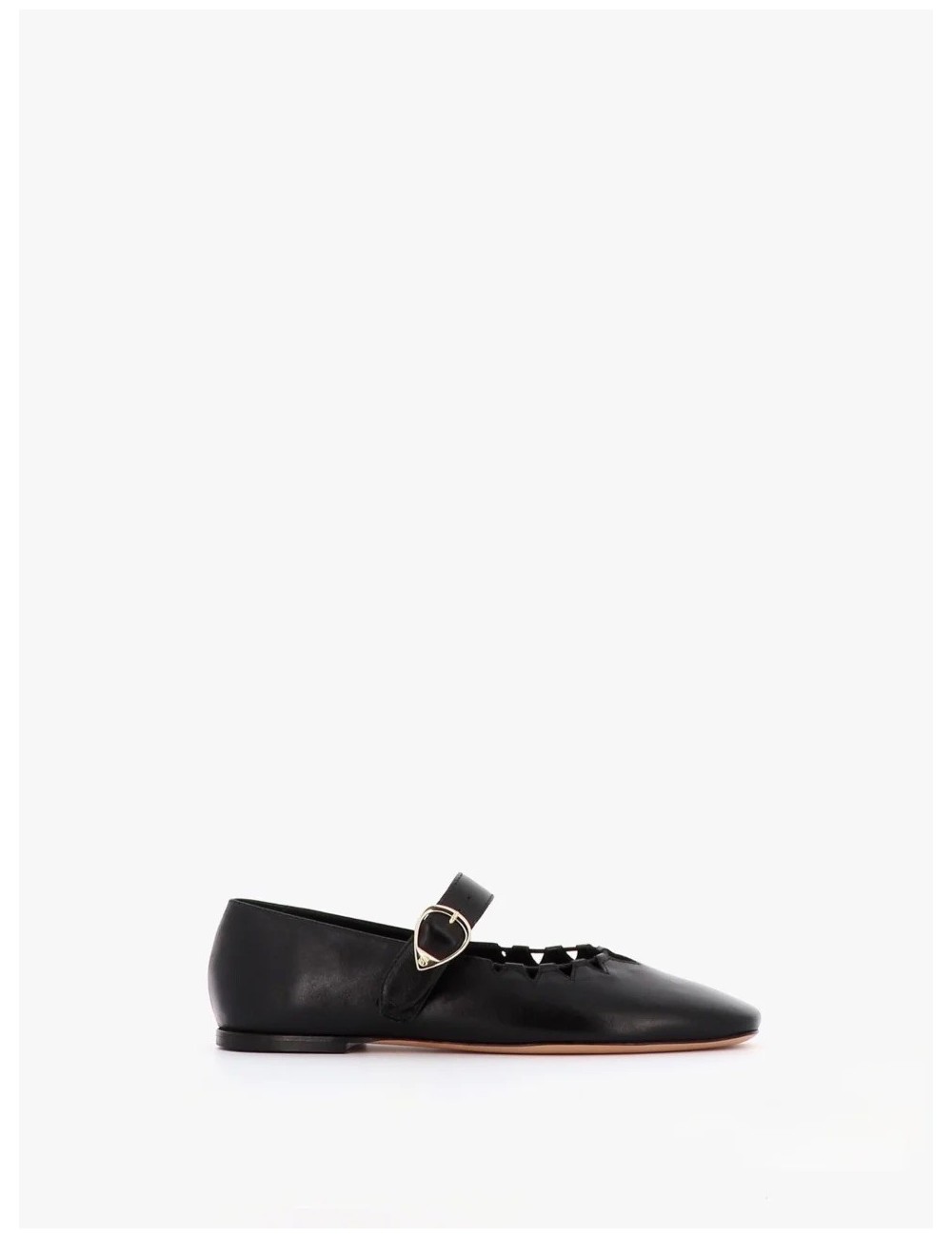 Ballerine GINGER - cuir noir