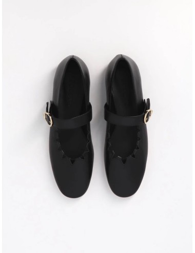 Ballerine GINGER - cuir noir