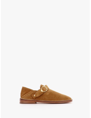 Slippers LUCCA - nubuck camel