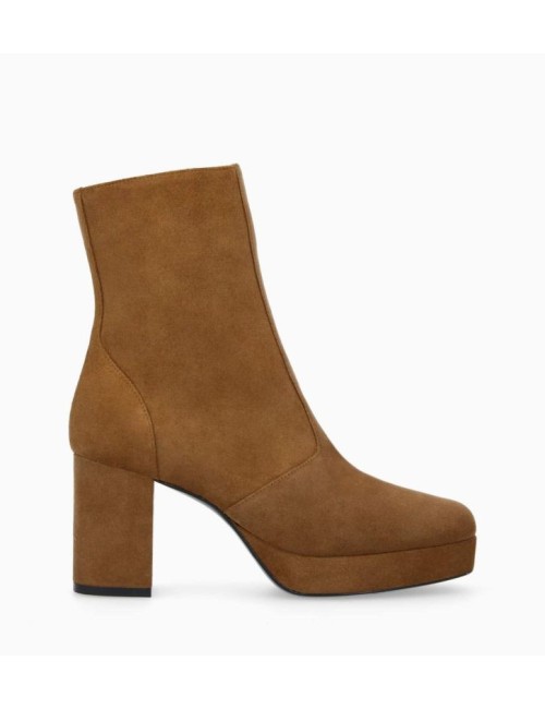 Bottines CARLOTTA 70 - Velours Grège