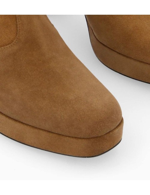 Bottines CARLOTTA 70 - Velours Grège