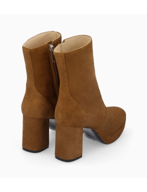 Bottines CARLOTTA 70 - Velours Grège
