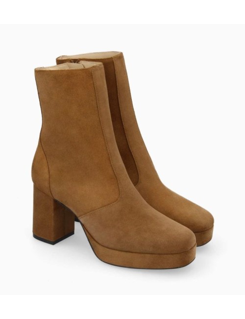 Bottines CARLOTTA 70 - Velours Grège