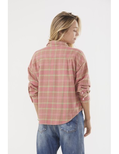 Assymetrical Shirt - Pink Plaid