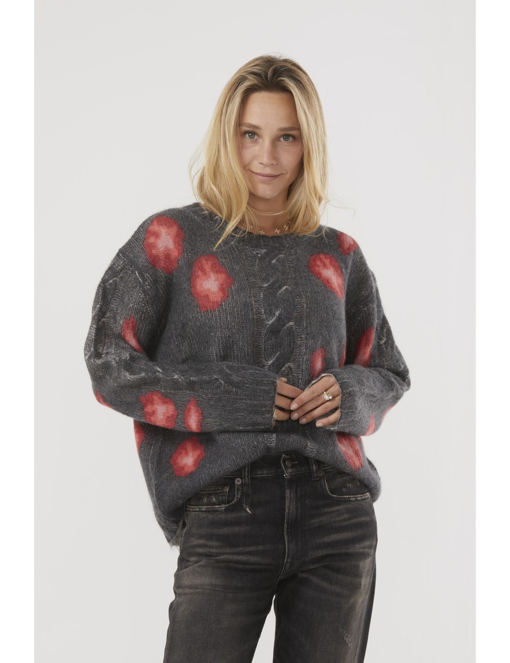 Pull ELLIS COQUELICOTS - Noir