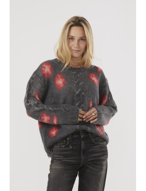 Pull ELLIS COQUELICOTS - Noir