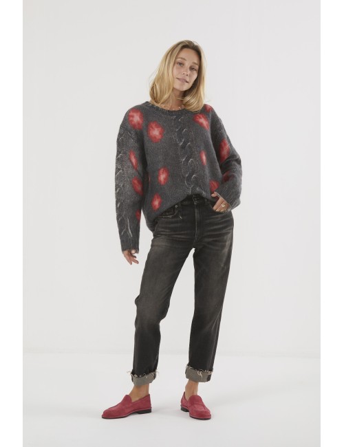 Pull ELLIS COQUELICOTS - Noir