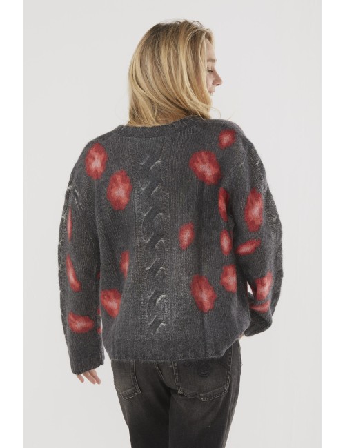 Pull ELLIS COQUELICOTS - Noir