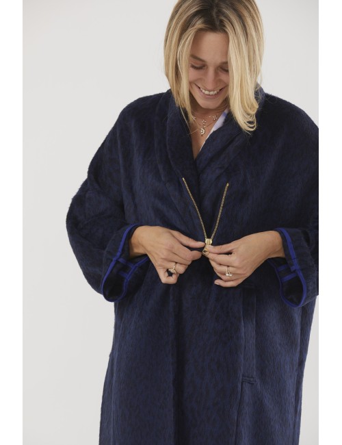 Manteau EREN Leopard - Nuit