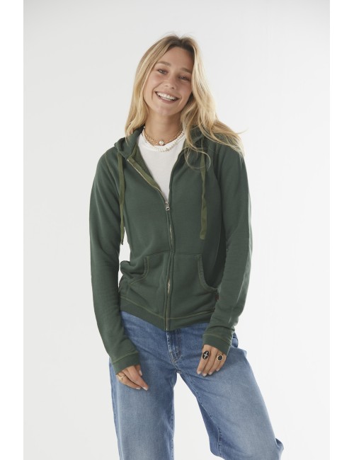 SUPERFLUFF LUX Zip Hoodie - Bush