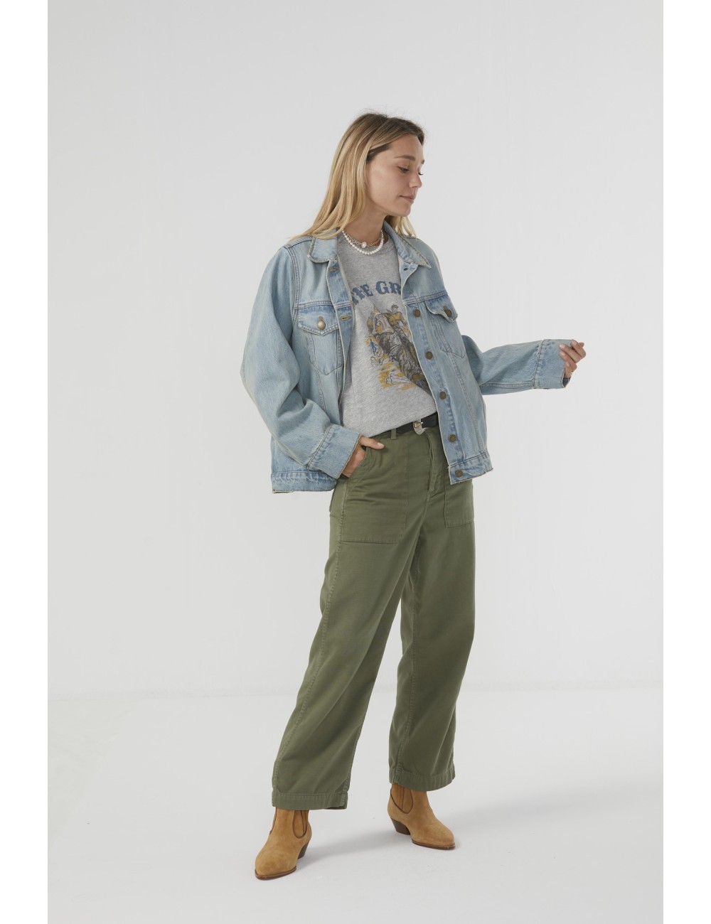 The SLOUCHY Jean Jacket - Great Plains Wash