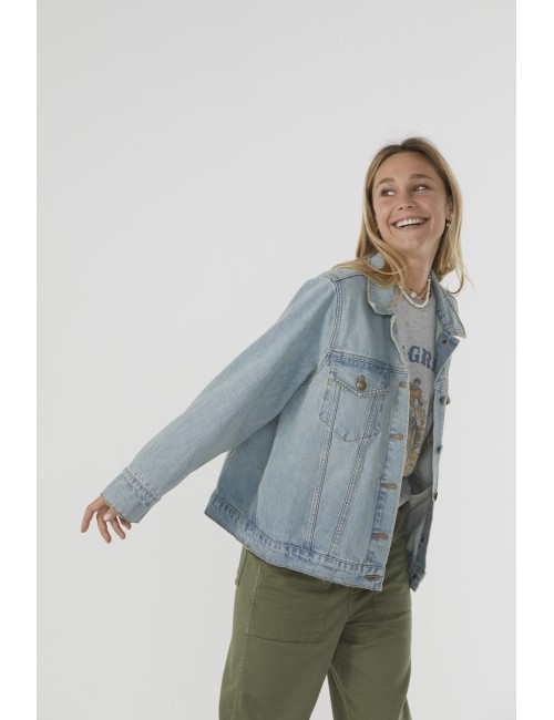 The SLOUCHY Jean Jacket - Great Plains Wash