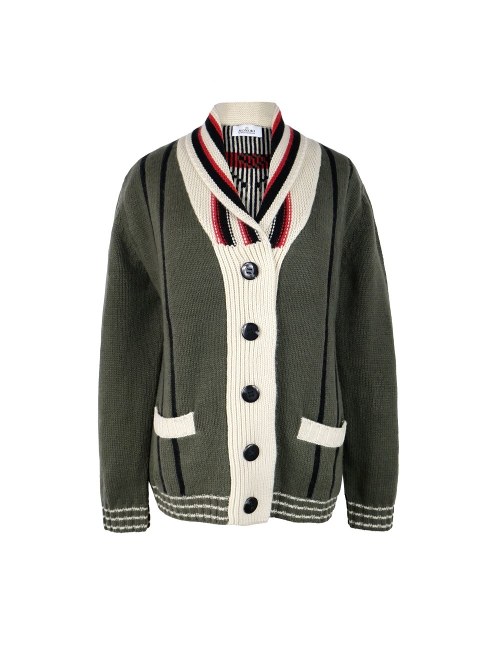 ACE OF CUP Cardigan - Kaki