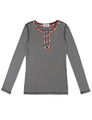 SKIN Tee - Rayé Noir et Blanc